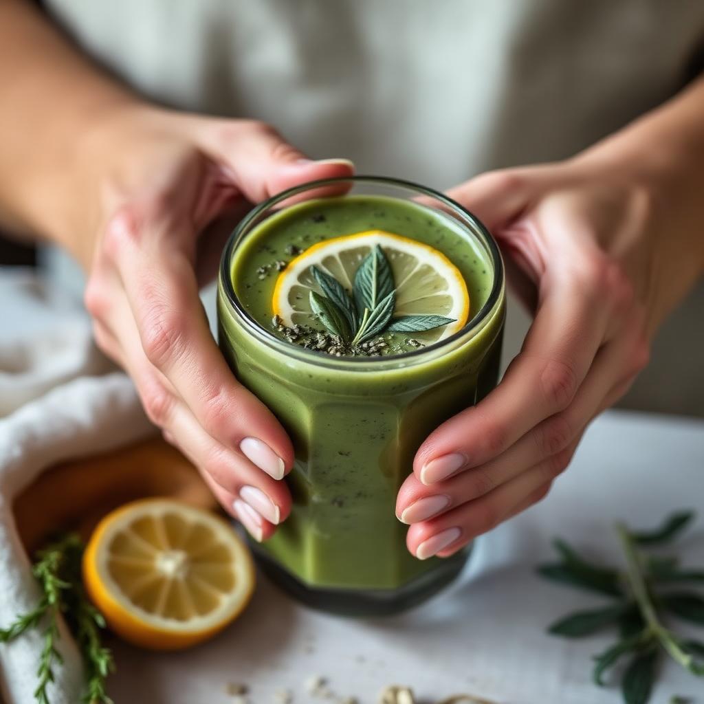 Suco verde funcional